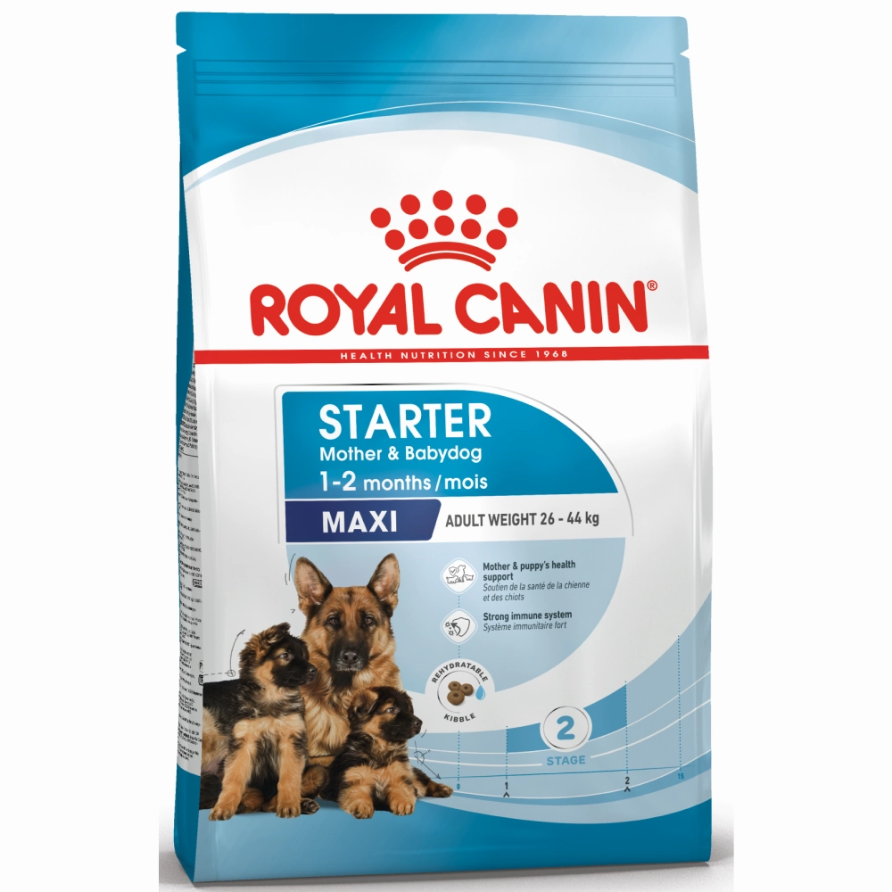 Royal Canin Maxi Starter Dry Dog Food (Get Maxi Adult Wet Food)