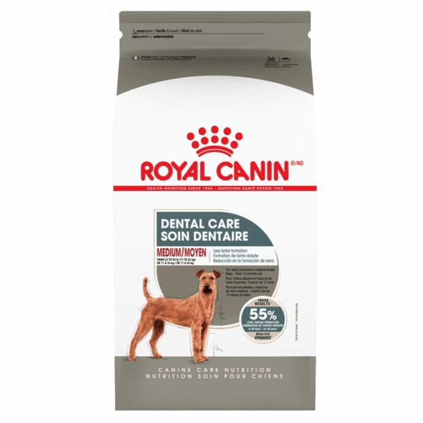 Royal Canin Medium Adult Dental Care Dry Dog Food, 28lb