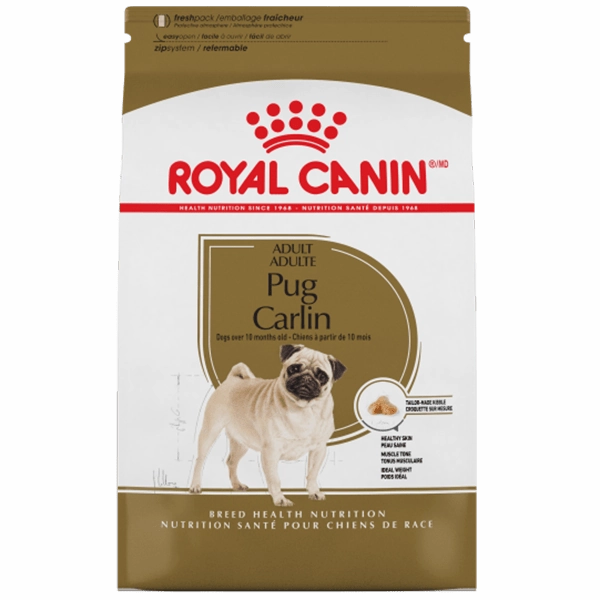 Royal Canin Pug Adult Dry Dog Food, 10lb