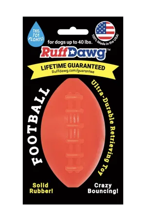 Ruff Dawg Indestructible Football Dog Toy