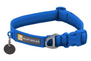 Ruffwear Front Range Dog Collar in Blue Pool