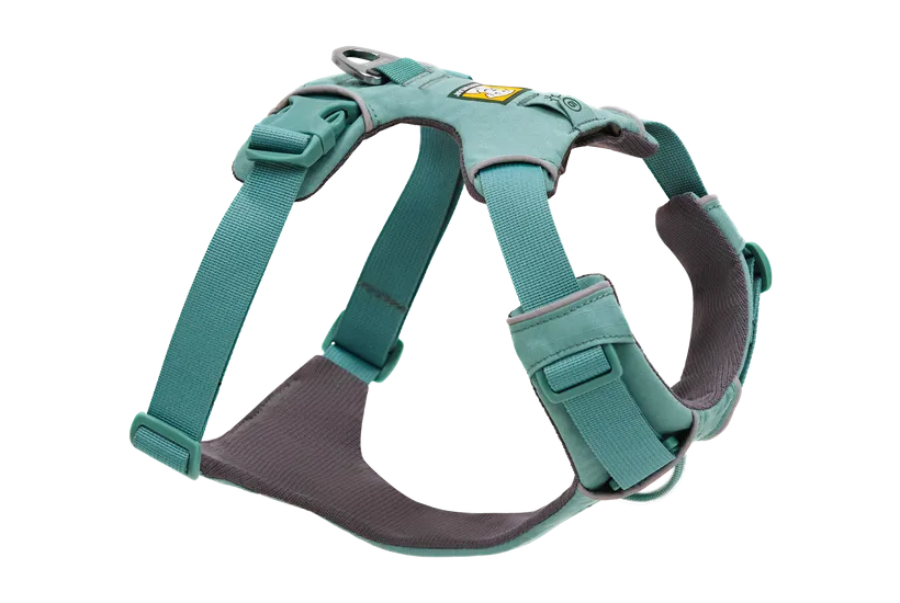 Ruffwear Front Range Dog Harness in River Rock Green