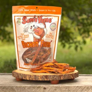 Sams Yams Bichon Fries Sweet Potato Dog Chews