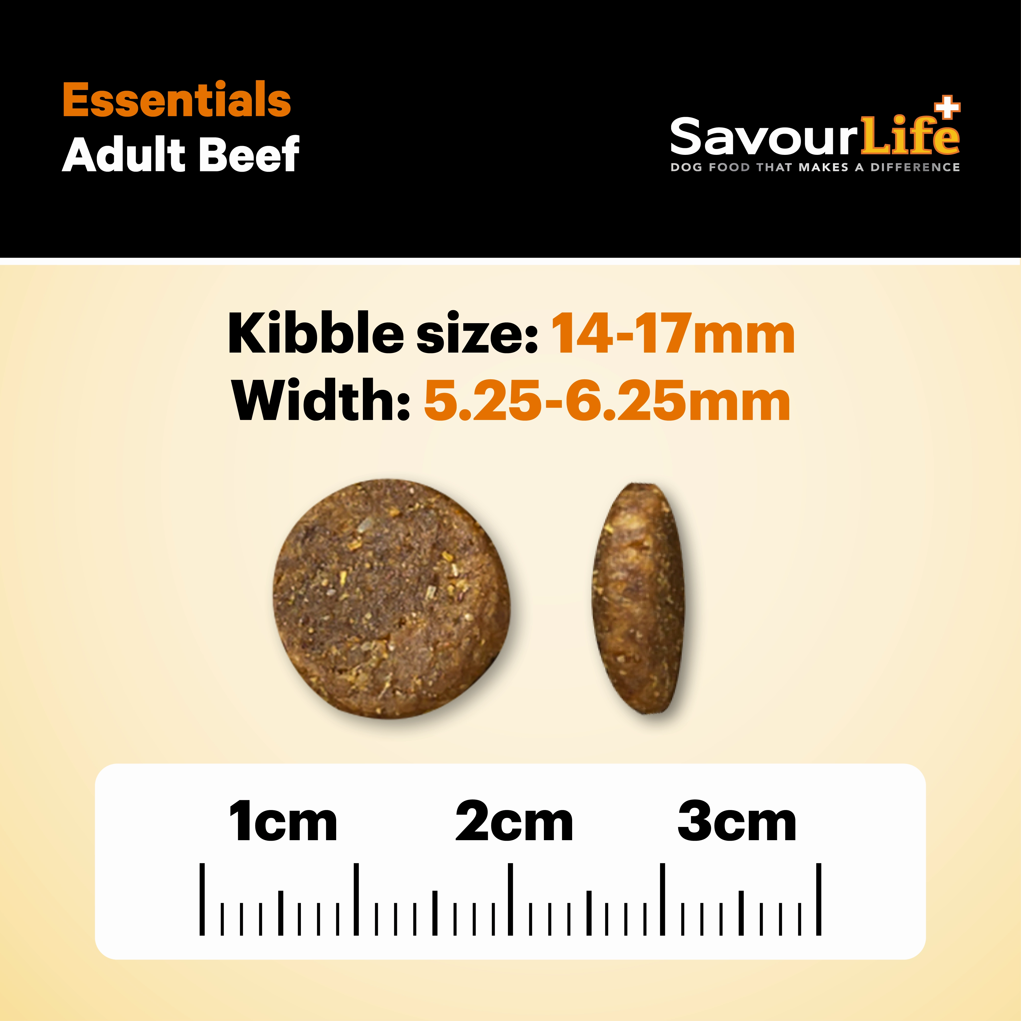 SavourLife - Essentials Beef Dog Dry Food (3kg)