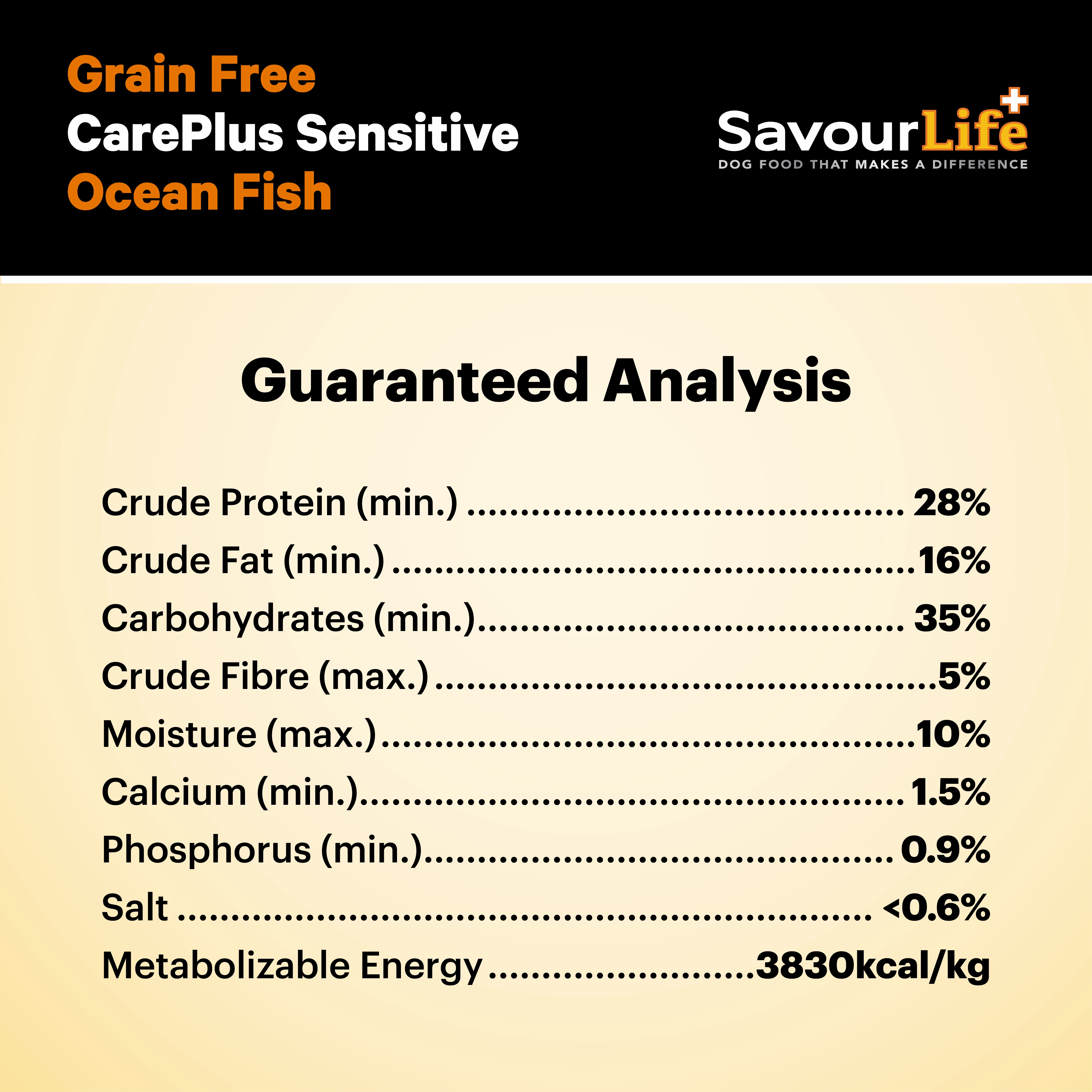 SavourLife - Grain Free Ocean Fish CarePlus Sensitive Dog Dry Food (2.5kg)