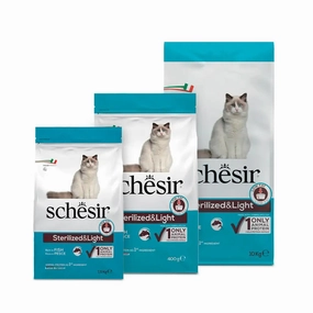Schesir - Sterilized & Light Cat Food with Fish