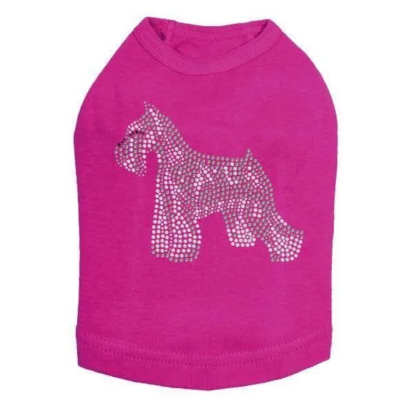 Schnauzer Rhinestone Dog Tank