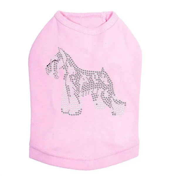 Schnauzer Rhinestone Dog Tank