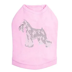 Schnauzer Rhinestone Dog Tank