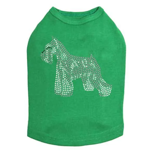 Schnauzer Rhinestone Dog Tank