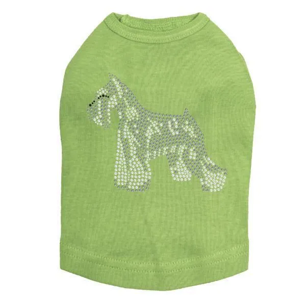 Schnauzer Rhinestone Dog Tank