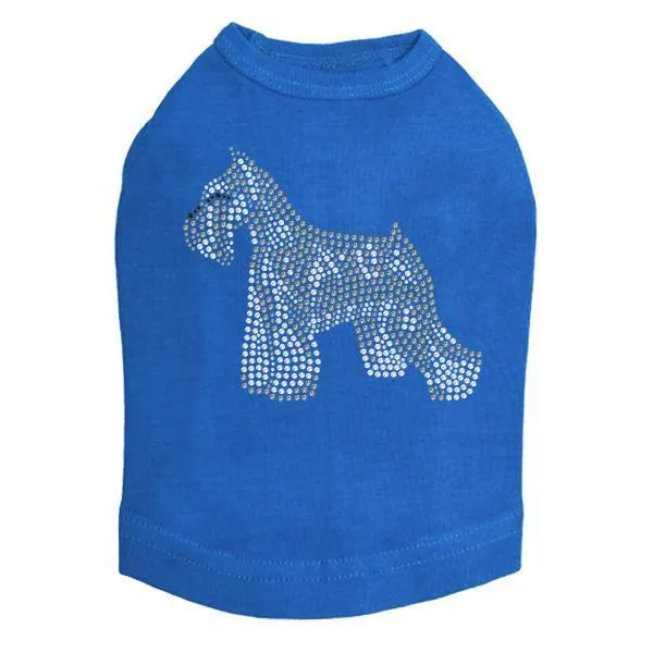 Schnauzer Rhinestone Dog Tank