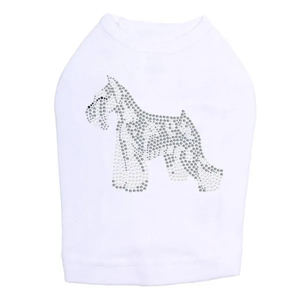 Schnauzer Rhinestone Dog Tank