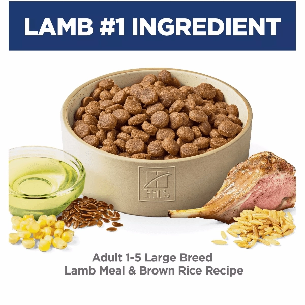 Science Diet Adult Large Breed Lamb Meal & Brown Rice Recipe Dry Dog Food, 33lb