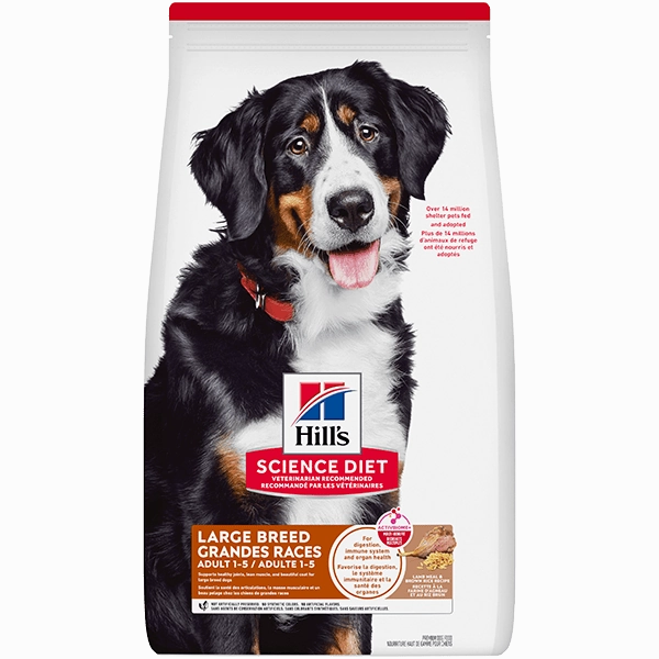 Science Diet Adult Large Breed Lamb Meal & Brown Rice Recipe Dry Dog Food, 33lb