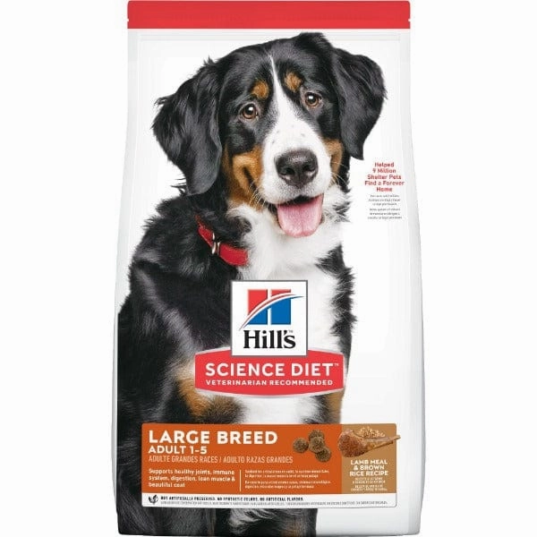 Science Diet Adult Large Breed Lamb Meal & Brown Rice Recipe Dry Dog Food, 33lb