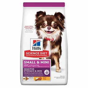 Science Diet Adult Sensitive Stomach & Skin Small & Mini Dry Dog Food, 4lb