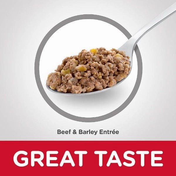 Science Diet Beef & Barley Entree Adult 7  Canned Dog Food, 13oz