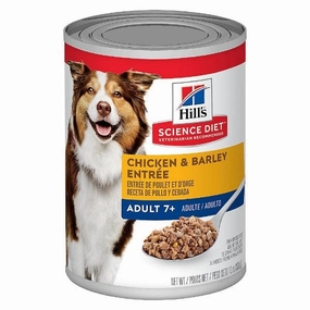 Science Diet Chicken & Barley Entree Adult 7  Canned Dog Food, 13oz