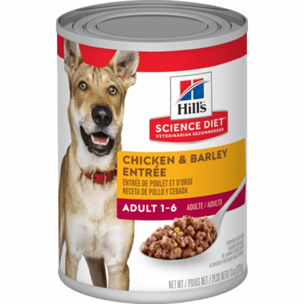 Science Diet Chicken & Barley Entree Adult Canned Dog Food, 13oz