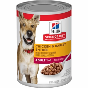 Science Diet Chicken & Barley Entree Adult Canned Dog Food, 13oz