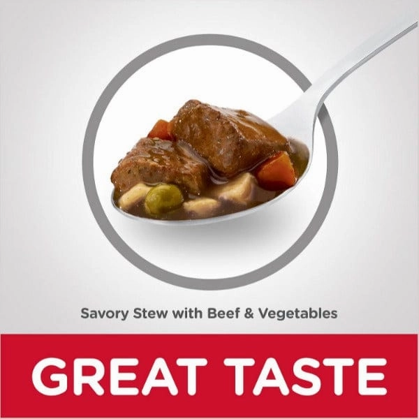 Science Diet Savory Stew with Beef & Vegetables Adult Canned Dog Food, 12.8oz