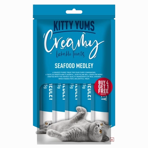 Scoopy Cat Litter, Kitty Yums Creamy Treats, Himalaya Digyton Syrup, Signature Kitten Food & Skatrs Mouse Toy Limited Cat Hamper