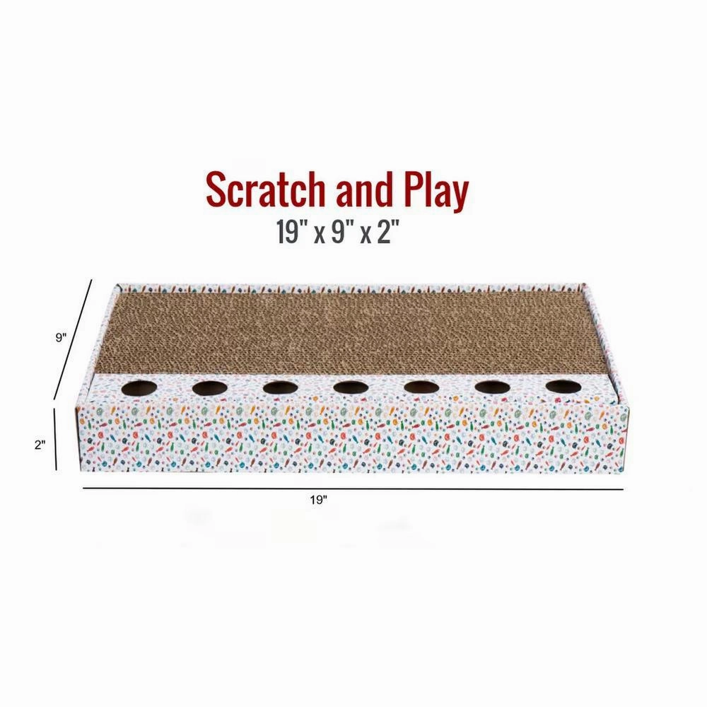 Scratch & Play Cat Scratcher