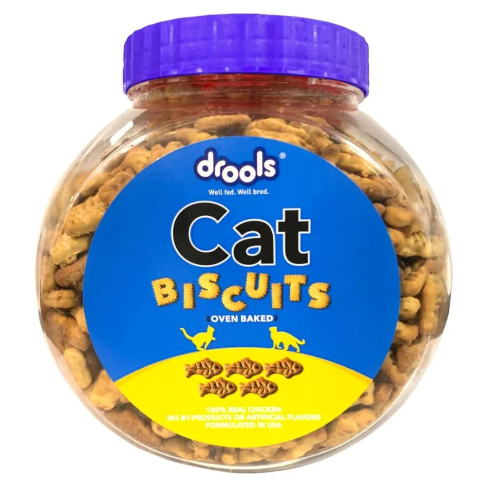 Sheba Chicken Loaf Kitten Wet Food, Drools Biscuit Treat, Kitty Yums Lickable Real Chicken Creamy Treat Cats Combo