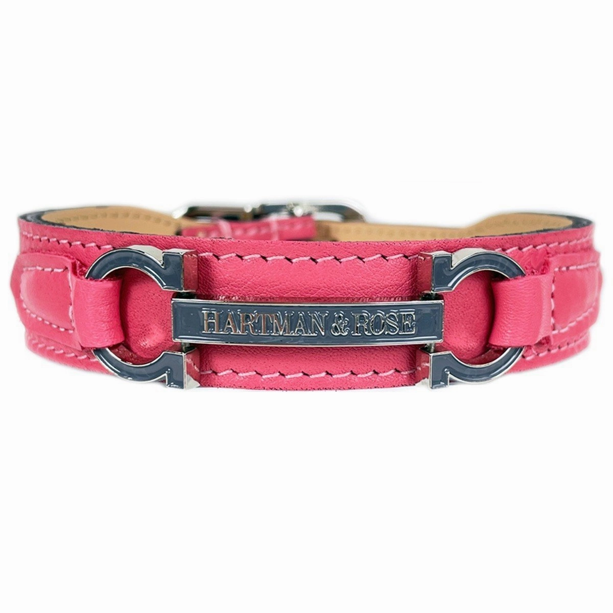 Signature Collection Dog Collar Petal Pink/Nickel