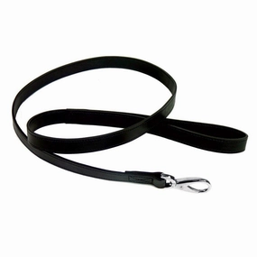 Signature Collection Dog Leash Jet Black/Nickel