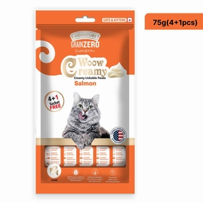 Signature Grain Zero Salmon Lickable Creamy Cat Treats