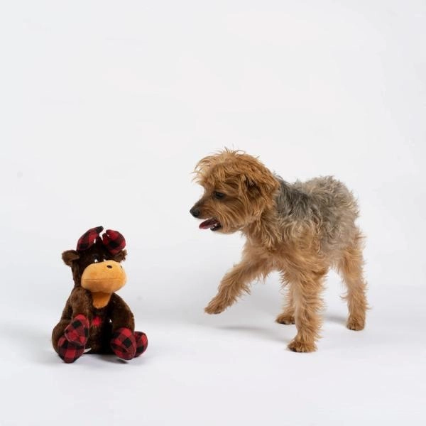 Silver Paw Moose Dog Toy