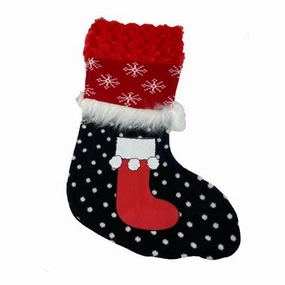 Silver Paw Sock Stocking