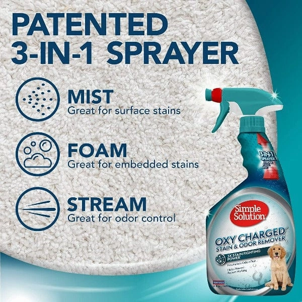 Simple Solution Oxy Charged Stain & Odor Remover Spray