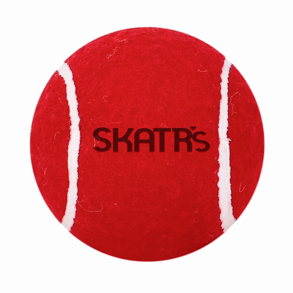 Skatrs Tennis Ball for Dogs and Triple Ring Rope Chew Toy for Dogs and Cats Combo
