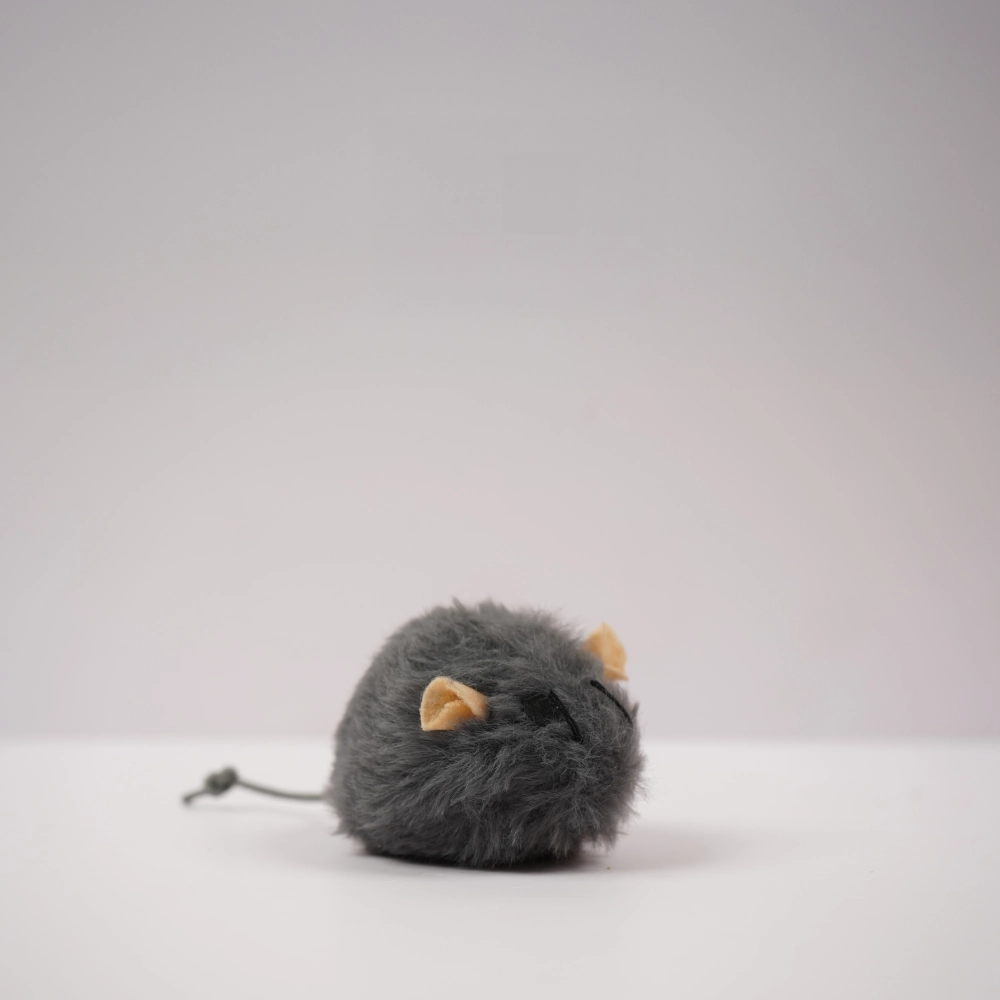 Skatrs Wiggle MouseToyforCats (Grey)