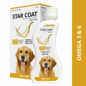 Skyec Star Coat Omega 3   6 Syrup for Dogs and Cats