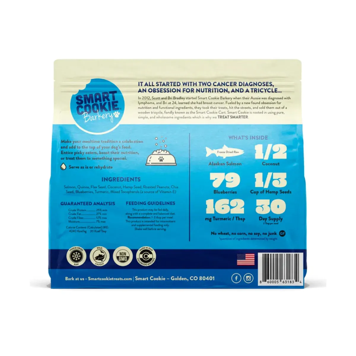 Smart Cookie Barkery - SuperFood Dog Food Topper 425g
