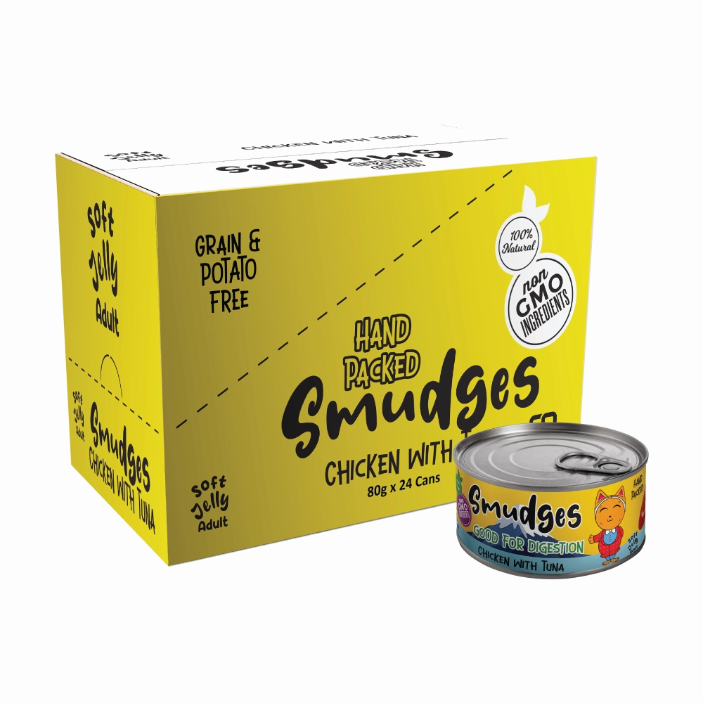 Smudges Chicken Flakes with Tuna in Soft Jelly Adult Cat Wet Food
