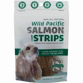 Snack 21 Wild Pacific Salmon Strips Treat for Dogs
