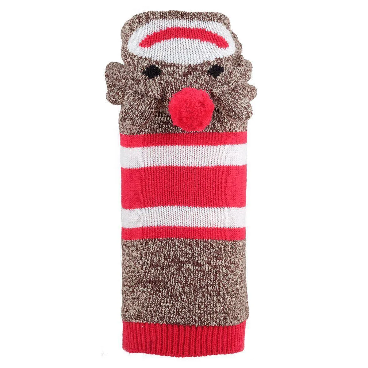 Sock The Monkey Hooded Dog Sweater