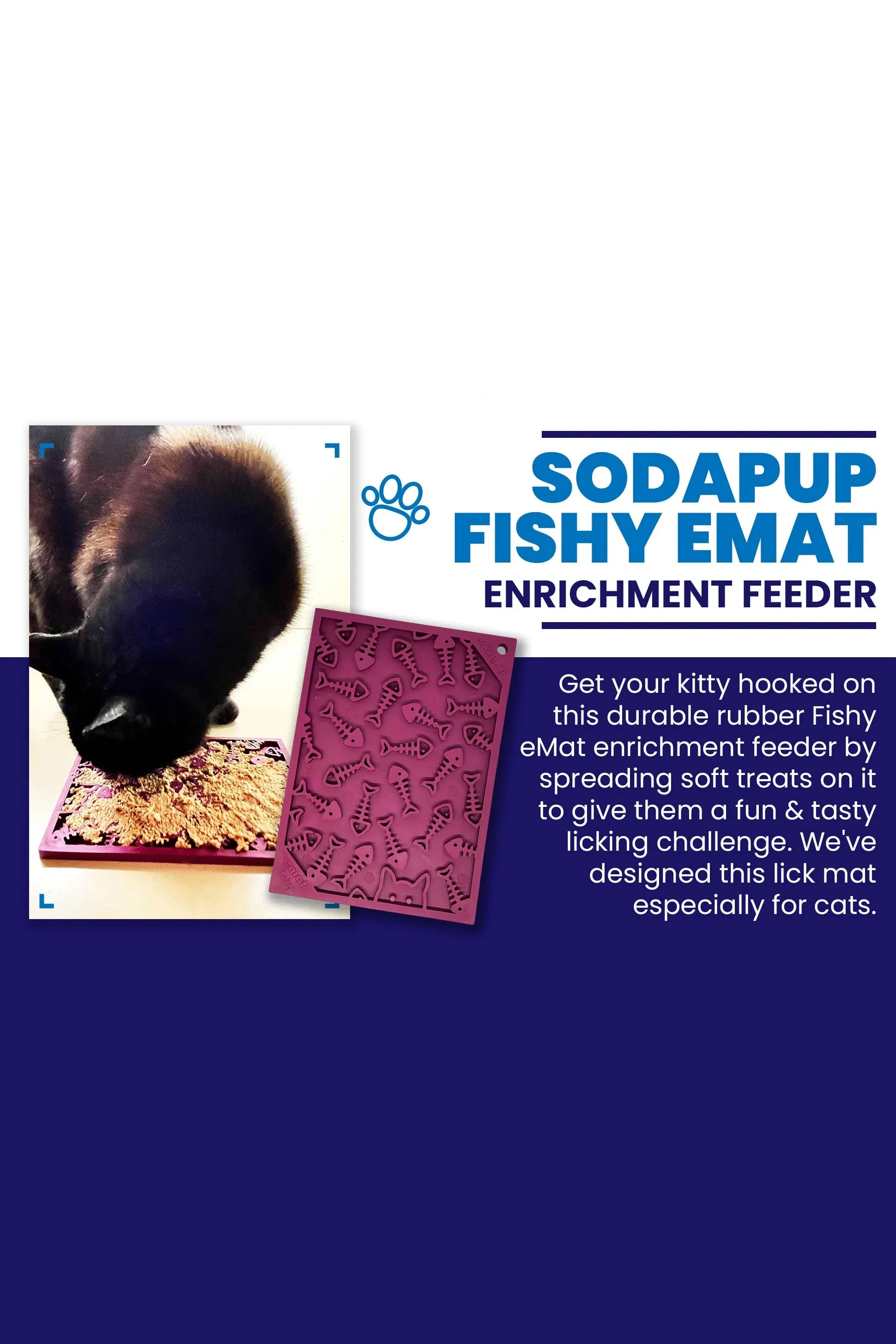 SodaPup Fishy Plum Lickmat