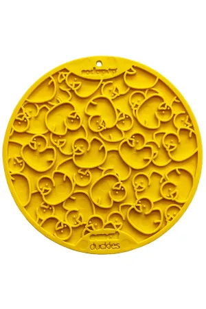 SodaPup Yellow Duckies Lickmat with Suction Cups