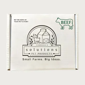 SOLUTIONS PET PRODUCTS Frozen Raw Beef Recipe for Dogs