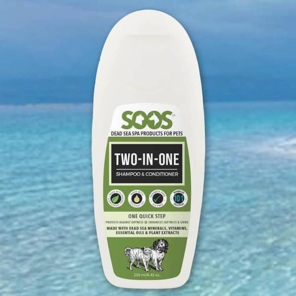 Soos Pets Natural Two-In-One Pet Shampoo and Conditioner