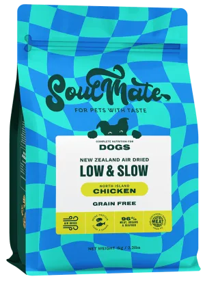 Soulmate New Zealand Air Dried Dog Food Low & Slow - North Island Chicken