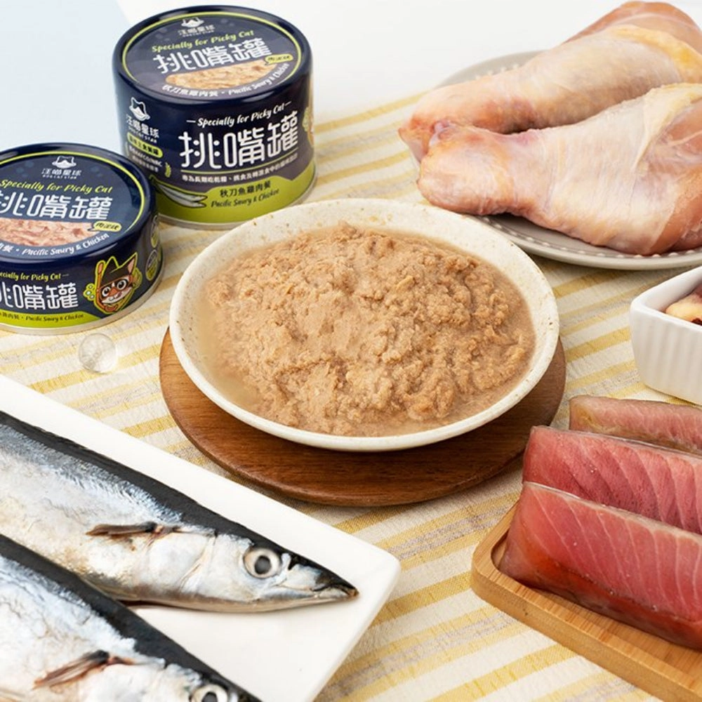 Specially for Picky Cat - Mackerel & Chicken Complete Balanced Cat Can