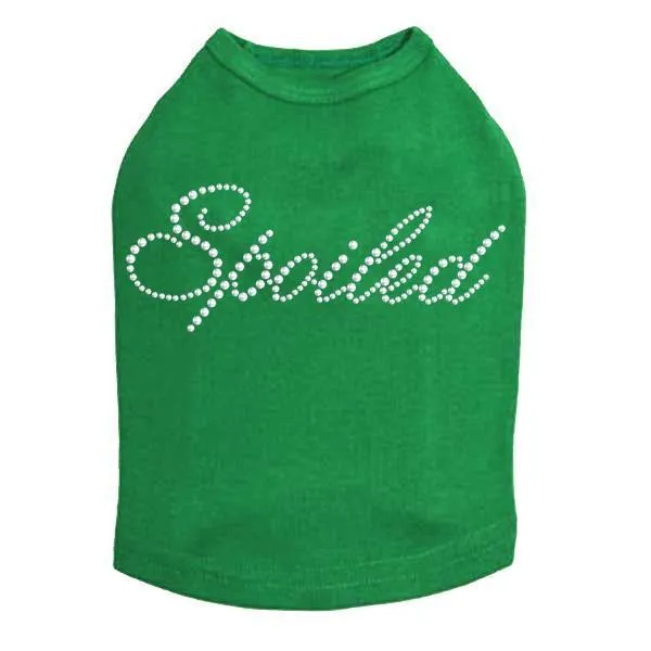 Spoiled Rhinestone Dog Tank