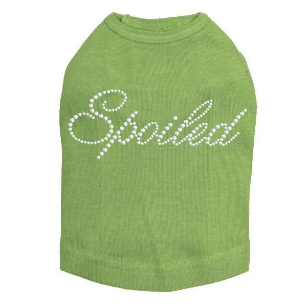 Spoiled Rhinestone Dog Tank